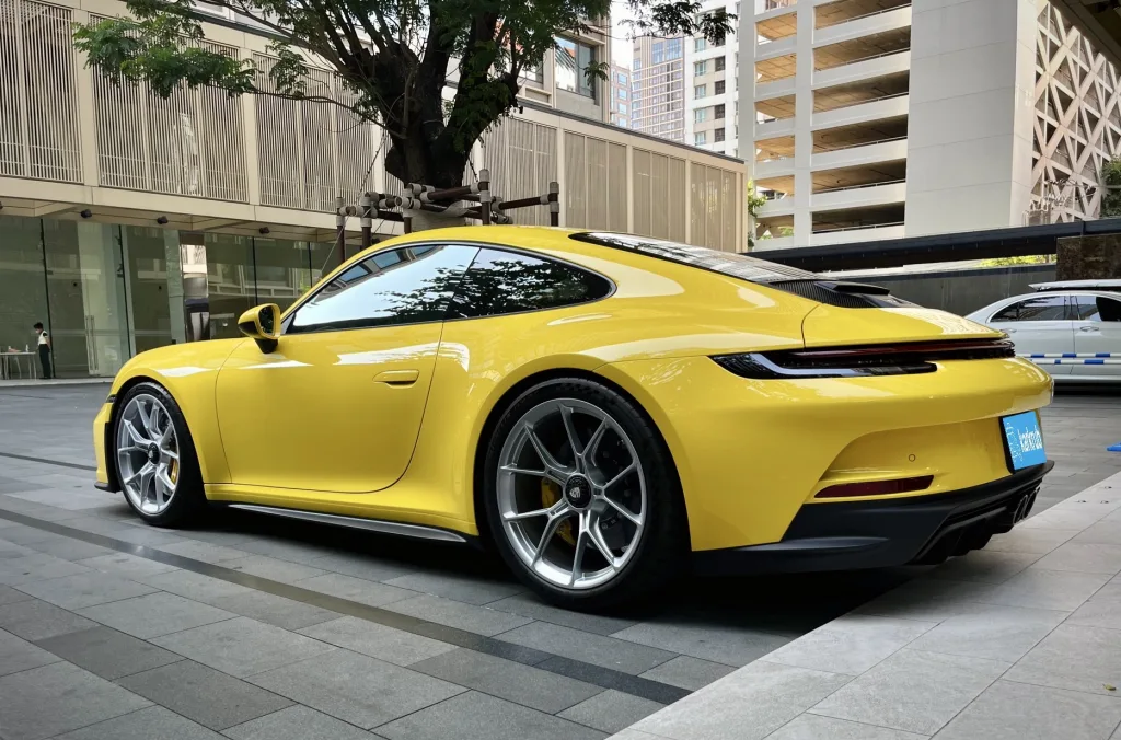 Spotted 992 Porsche 911 GT3 Touring in speed yellow