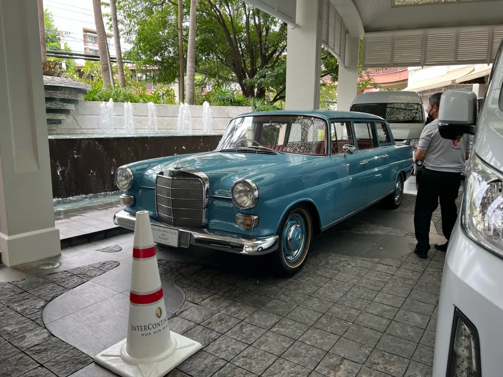 Spotted – 1966 Mercedes 200D Fintail at Intercontinental Hua Hin