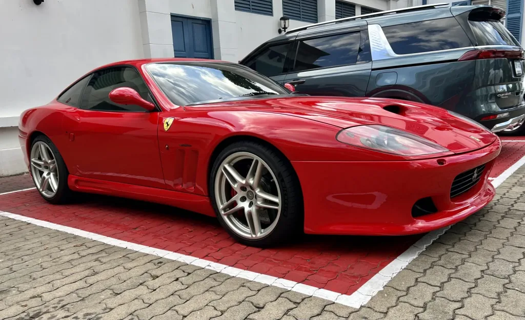 SPOTTED – FERRARI 575M MARANELLO PININFARINA AT THE BRITISH CLUB