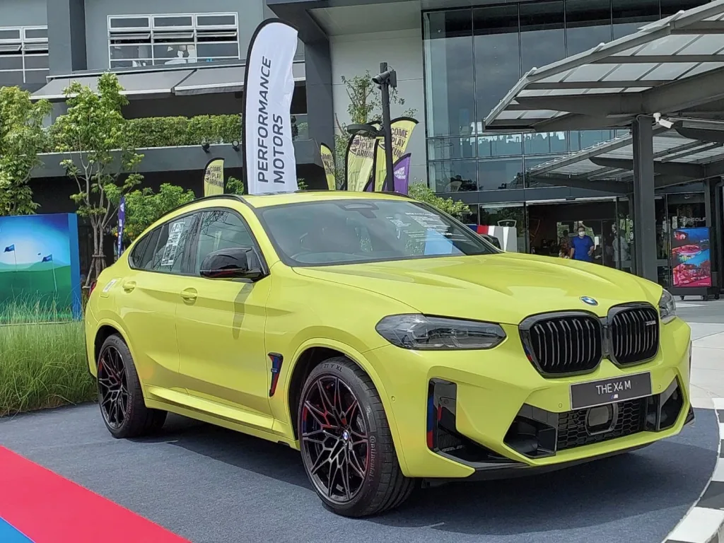 Spotted – the bmw X4 M at car event in Bangkok