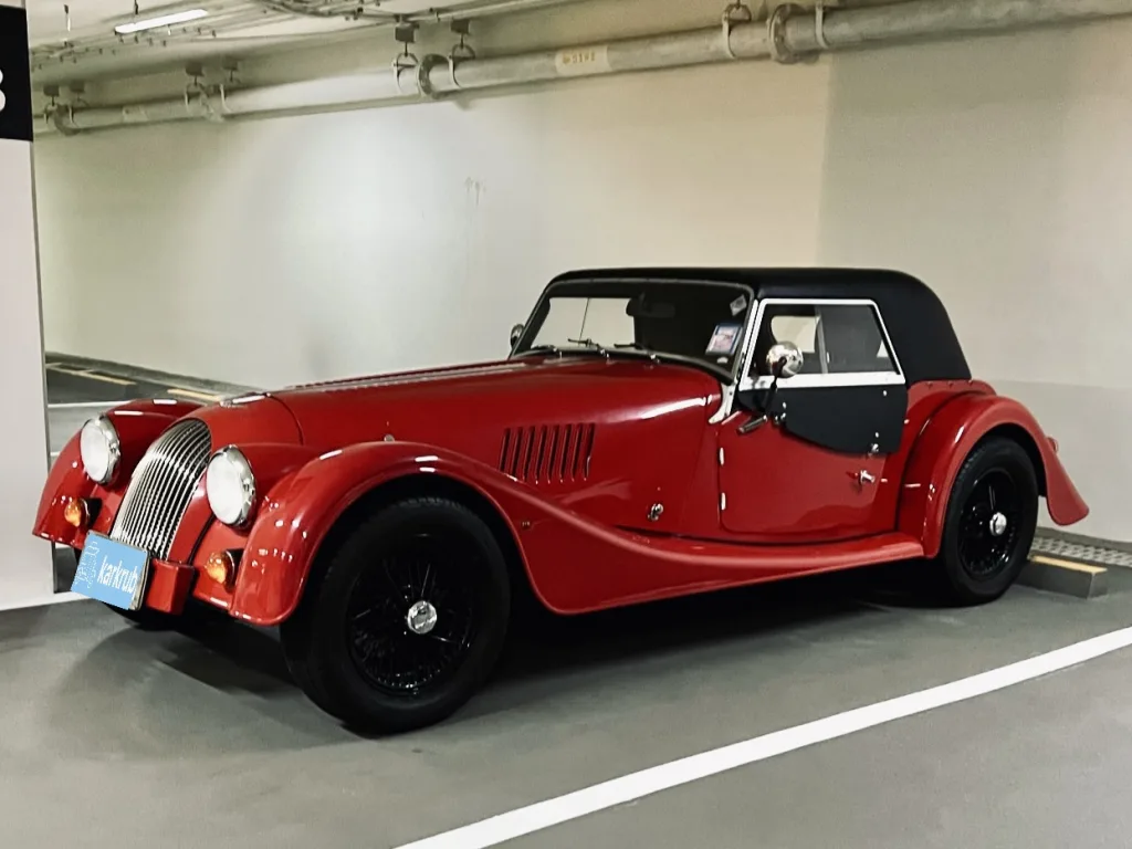 spotted – British Morgan 8 plus Vintage sports car in Bangkok