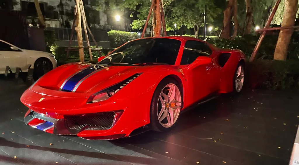 Spotted – A Red Ferrari 488 Spider in Bangkok