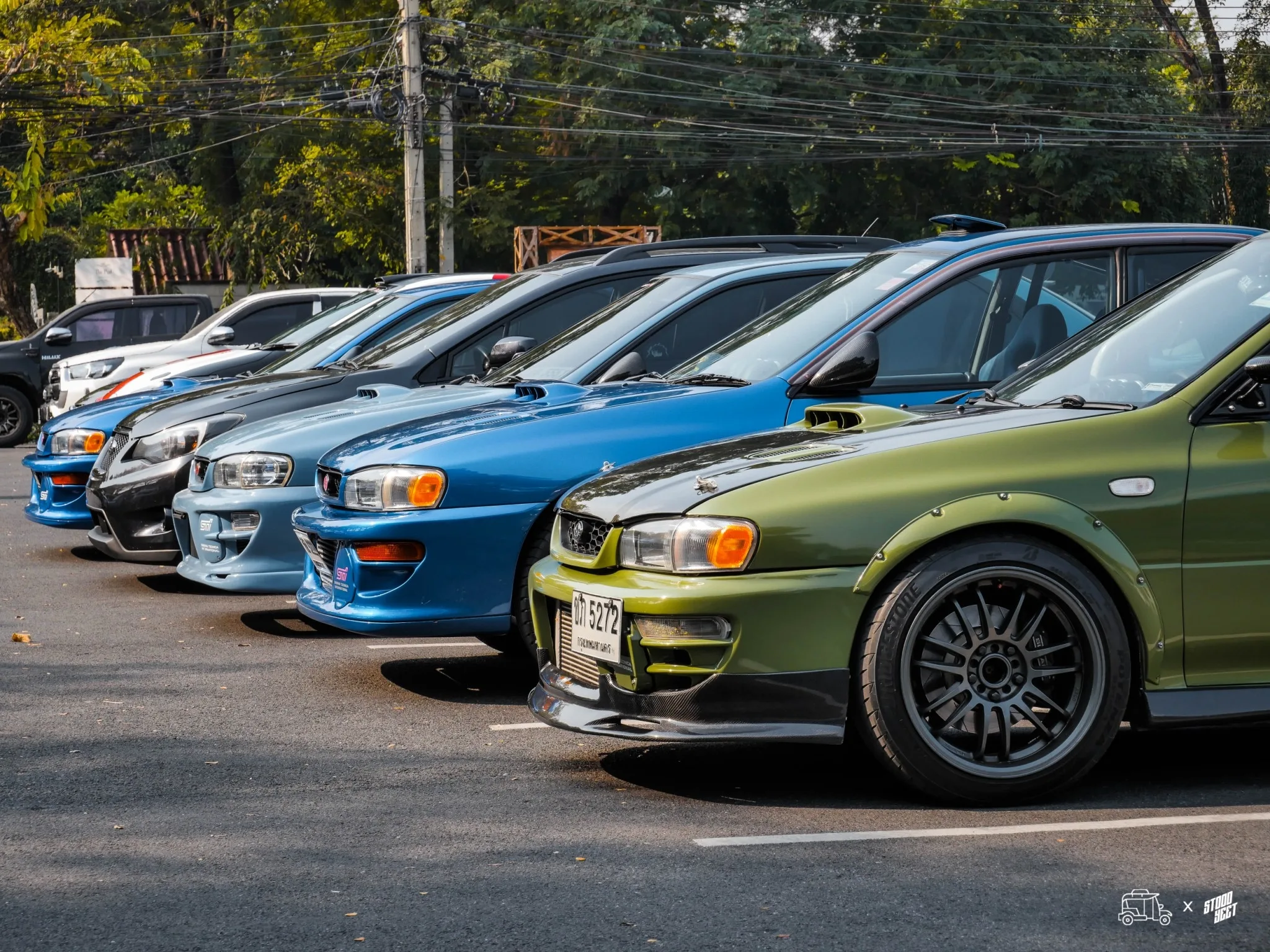 Boxer Rumbles in Bangkok – A Symphony of Subarus